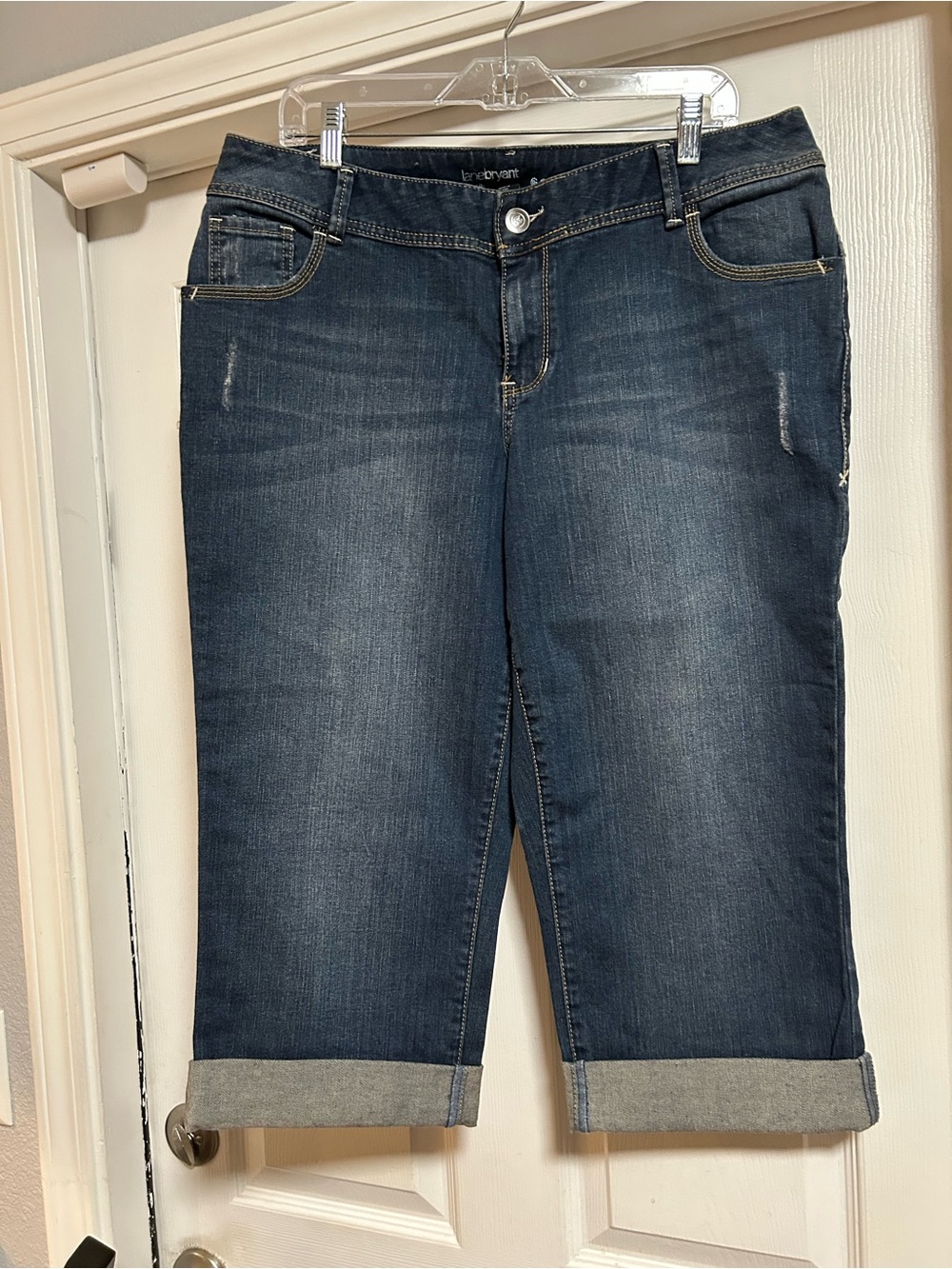 Lane Bryant Dark Wash Women's Capri Jeans
